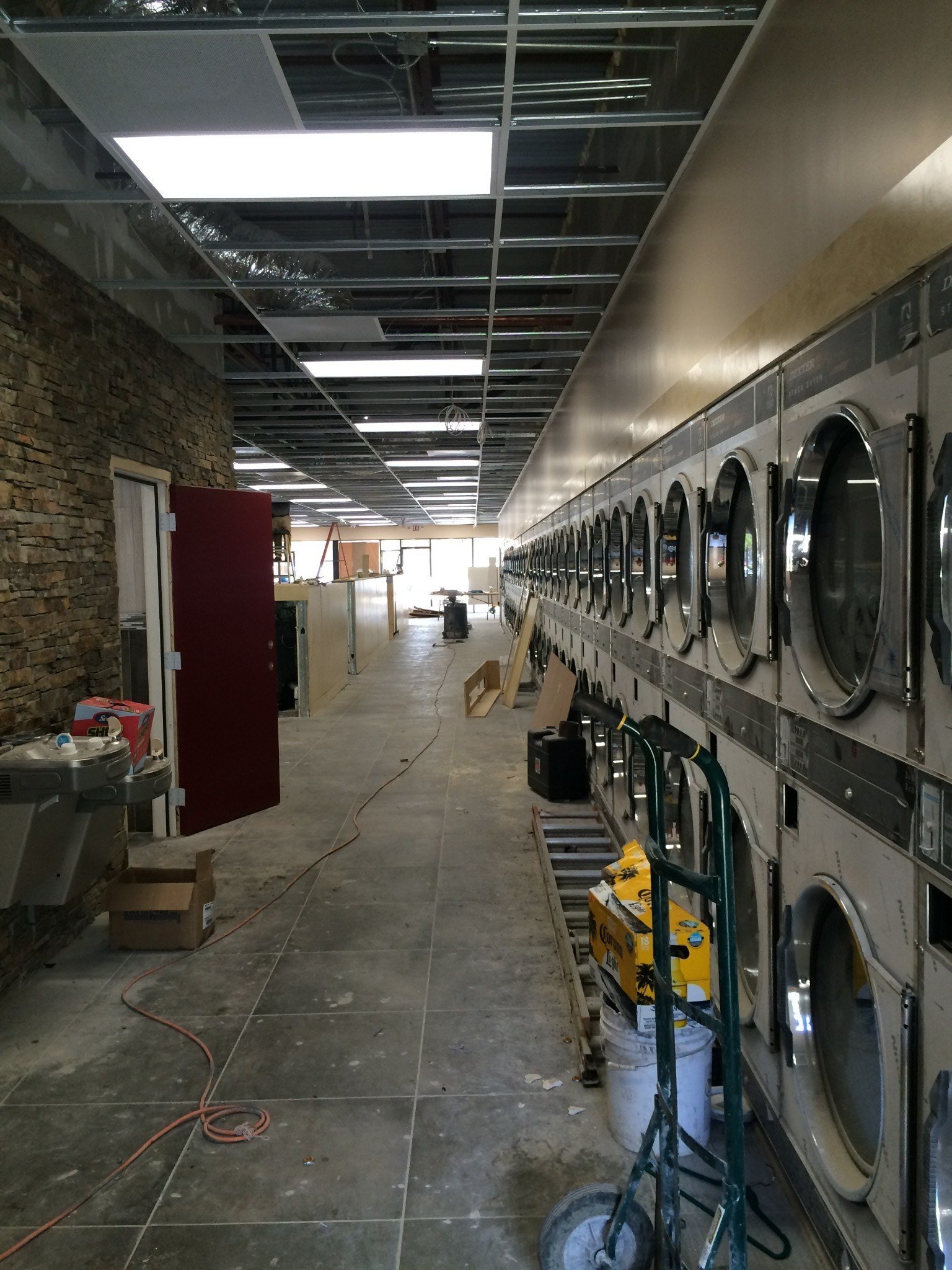 Mechanical ductwork and laundry equipment