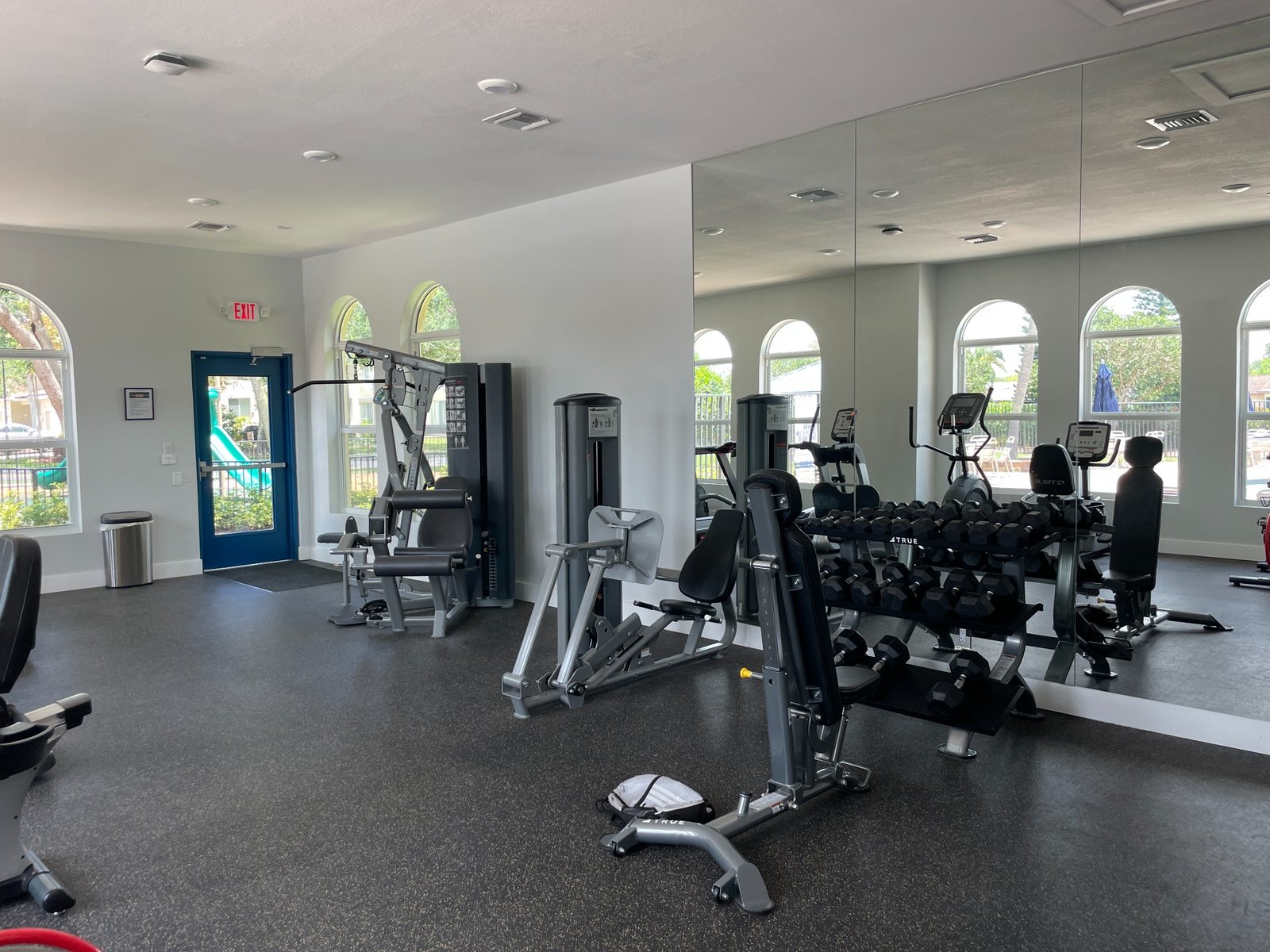 HOA completed fitness room photo