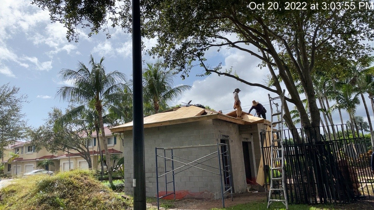 HOA community property restoration before progress photo 4
